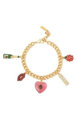 Kurt Geiger London Kurt Geiger London Playful Curb Chain Charm Bracelet