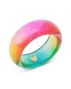 Kurt Geiger London Kurt Geiger London Rainbow Ombre Resin Bangle Bracelet - 3