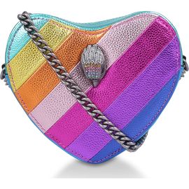 Kurt Geiger London Kurt Geiger London Rainbow Shop Mini Kensington Heart Crossbody Bag