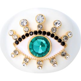 Kurt Geiger London Kurt Geiger London Resin Evil Eye Cocktail Ring