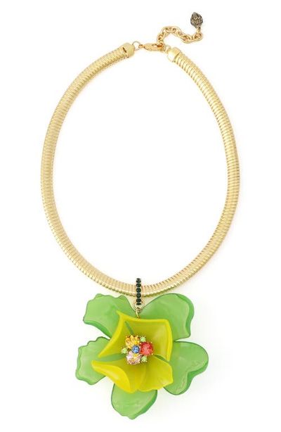 Kurt Geiger London Kurt Geiger London Resin Floral Collar Necklace