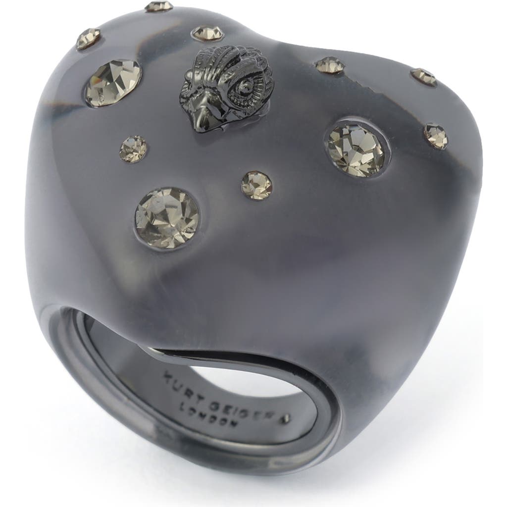 Kurt Geiger London Kurt Geiger London Resin Heart Cocktail Ring
