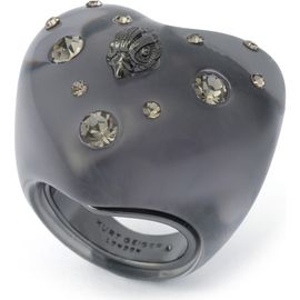 Kurt Geiger London Kurt Geiger London Resin Heart Cocktail Ring