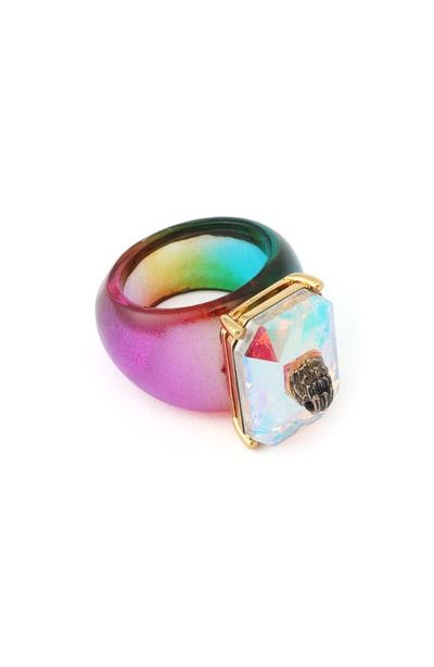 Kurt Geiger London Kurt Geiger London Resin Ombre Stone Cocktail Ring