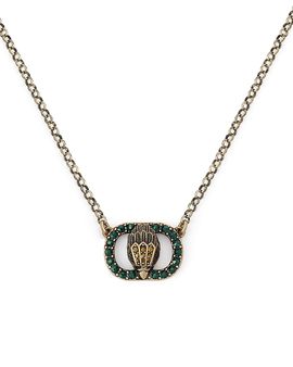 Kurt Geiger London Kurt Geiger London Signature Chelsea Eagle Pendant Necklace, 16-18