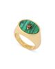 Kurt Geiger London Kurt Geiger London Signature Eagle Malachite Signet Ring - 2