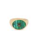 Kurt Geiger London Kurt Geiger London Signature Eagle Malachite Signet Ring - 4