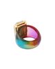 Kurt Geiger London Kurt Geiger London Signature Eagle Stone Cocktail Rainbow Ring - 3