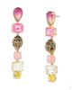 Kurt Geiger London Kurt Geiger London Signature Eagle Stone Linear Drop Earrings - 1