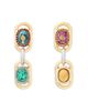 Kurt Geiger London Kurt Geiger London Signature Eagle Stone Link Drop Earrings - 1