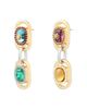 Kurt Geiger London Kurt Geiger London Signature Eagle Stone Link Drop Earrings - 3