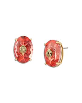 Kurt Geiger London Kurt Geiger London Signature Eagle Stone Oval Stud Earrings