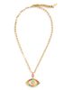 Kurt Geiger London Kurt Geiger London Signature Rainbow Evil Eye Pendant Necklace, 16-18 - 3