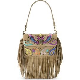 Kurt Geiger London Kurt Geiger London Small Oxford Fringe Suede Shoulder Bag