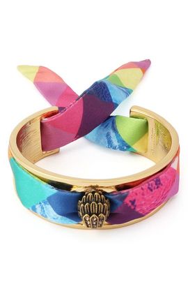Kurt Geiger London Kurt Geiger London Stained Fabric Tie Bracelet