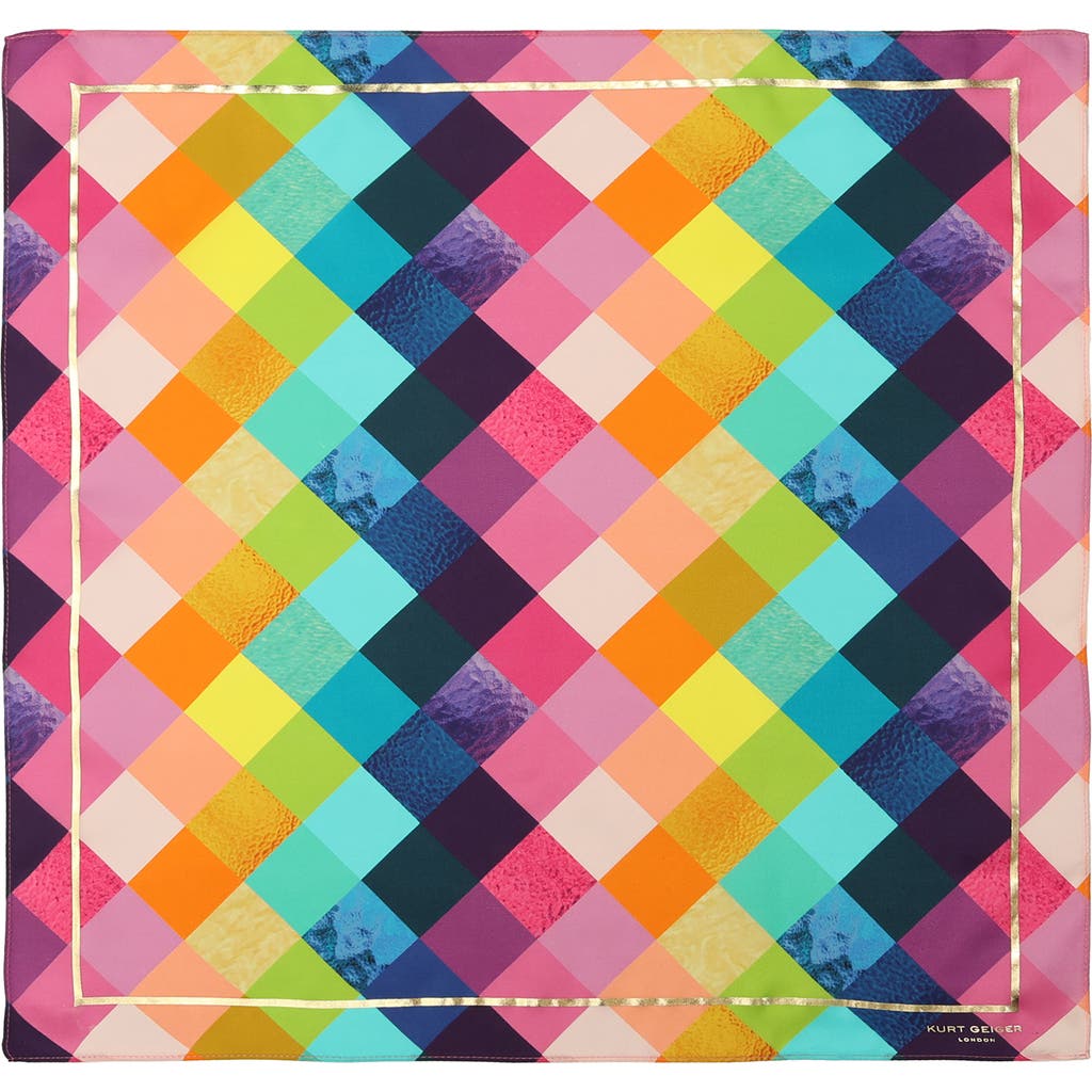 Kurt Geiger London Kurt Geiger London Stained Glass Silk Bandana Scarf