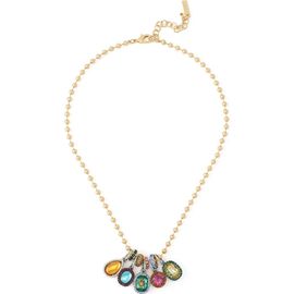 Kurt Geiger London Kurt Geiger London Stone Ball Chain Charm Necklace