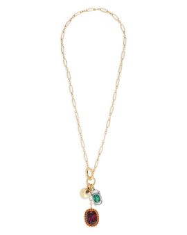 Kurt Geiger London Kurt Geiger London Stone Charm Pendant Necklace, 30
