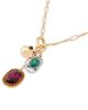 Kurt Geiger London Kurt Geiger London Stone Charm Pendant Necklace, 30 - 3