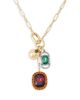 Kurt Geiger London Kurt Geiger London Stone Charm Pendant Necklace, 30 - 4