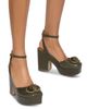 Kurt Geiger London Kurt Geiger London Women's Chelsea Embossed Leather Platform Pumps - 2