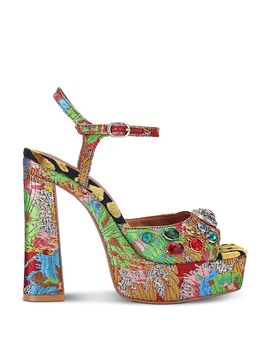 Kurt Geiger London Kurt Geiger London Women's Chelsea Platform Peep Toe Sandals