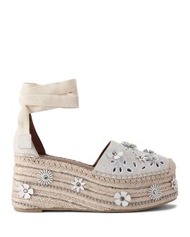 Kurt Geiger London Kurt Geiger London Women's Flower Espadrille Sandals