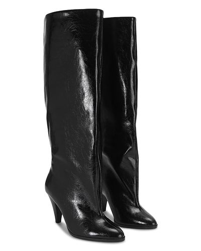 Kurt Geiger London Kurt Geiger London Women's Lambeth Leather Slouchy Knee High Boots