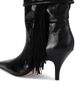 Kurt Geiger London Kurt Geiger London Women's Piccadilly Slouch Fringed Leather Boots - 4