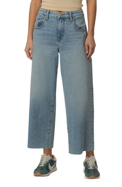 KUT from the Kloth KUT from the Kloth Gwen Raw Hem High Waist Crop Slouchy Wide Leg Jeans