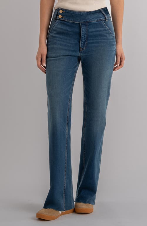 KUT from the Kloth KUT from the Kloth Kelly Raw Hem High Waist Flare Jeans