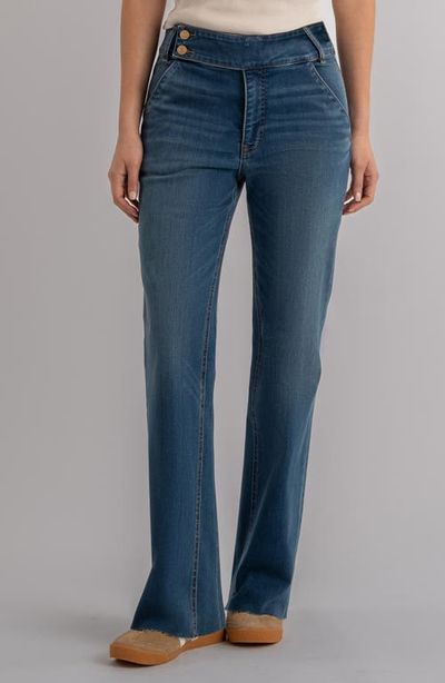 KUT from the Kloth KUT from the Kloth Kelly Raw Hem High Waist Flare Jeans