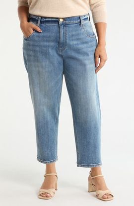 KUT from the Kloth KUT from the Kloth Kit High Waist Crop Baggy Jeans
