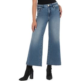 KUT from the Kloth KUT from the Kloth Meg Raw Hem Ankle Wide Leg Jeans