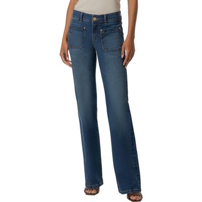 KUT from the Kloth KUT from the Kloth Natalie Patch Pocket Mid Rise Flare Jeans