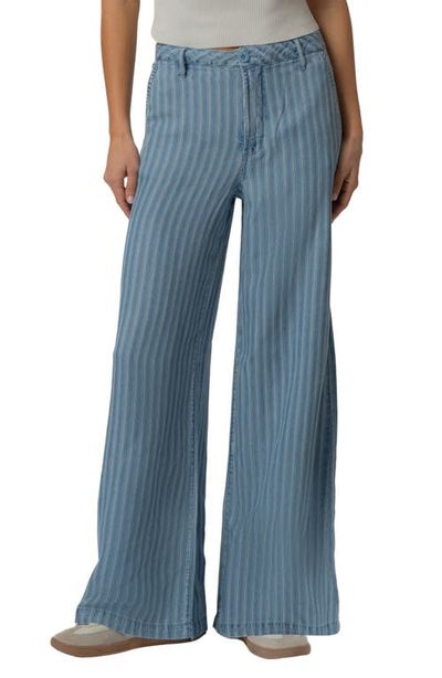 KUT from the Kloth KUT from the Kloth Ryan Stripe High Waist Super Wide Leg Pants