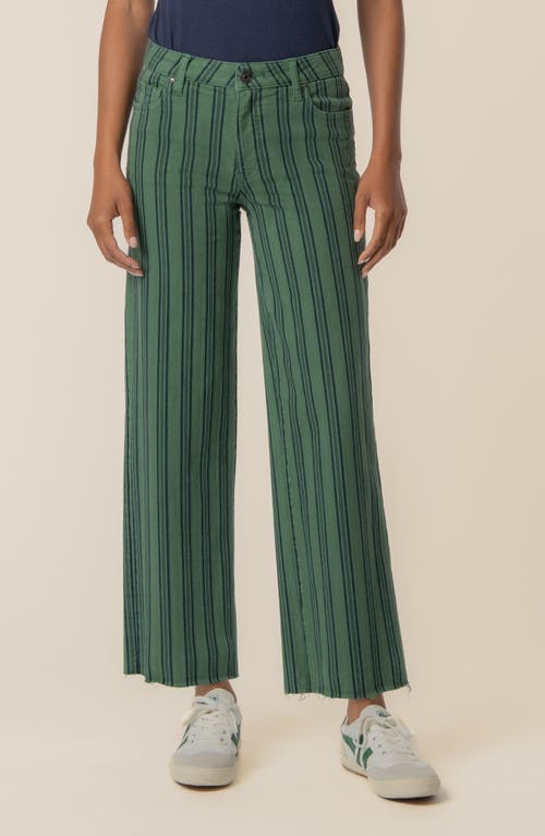 KUT from the Kloth KUT from the Kloth Stripe Stripe High Waist Wide Leg Jeans
