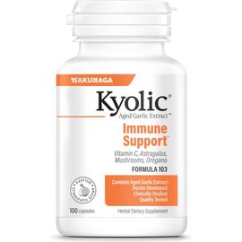Kyolic Kyolic Aged Garlic Extract Formula 103, Immune Support, 100 Capsules