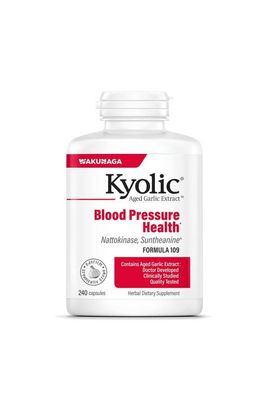 Kyolic Kyolic Aged Garlic Extract Formula 109, Blood Pressure Health, 240 Ct Capsules