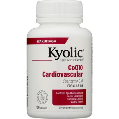 Kyolic Kyolic Aged Garlic Extract Formula 110, CoQ10 Cardiovascular, 100 Capsules