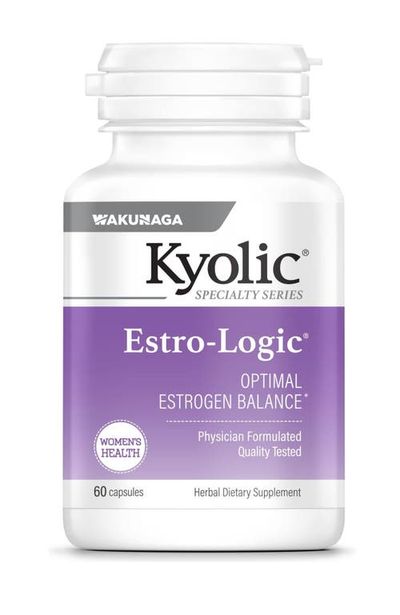 Kyolic Kyolic Specialty Series Estro-Logic, For Optimal Estrogen Balance, 60 Capsules