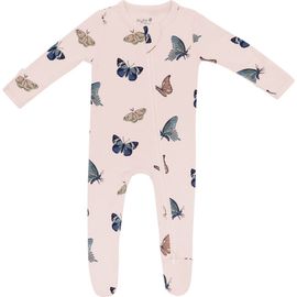 Kyte BABY Kyte BABY Blush Butterfly Zip-Up Footie 