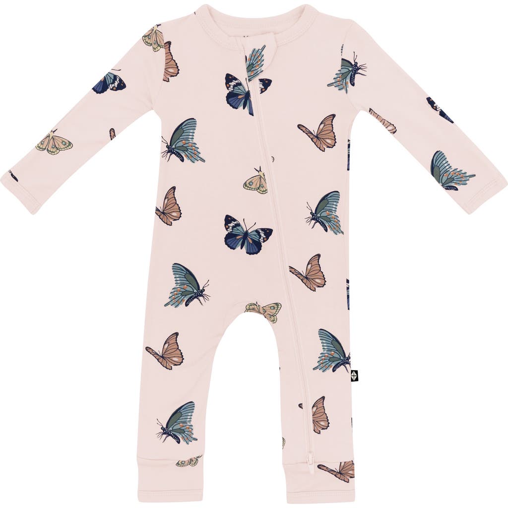 Kyte BABY Kyte BABY Blush Butterfly Zip-Up Romper 