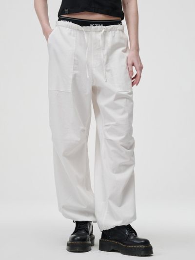 KZM WIDE EASY PANTS [IVORY]