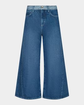 L & apos;AGENCE Bronte High-Rise Cropped Wide-Leg Jeans