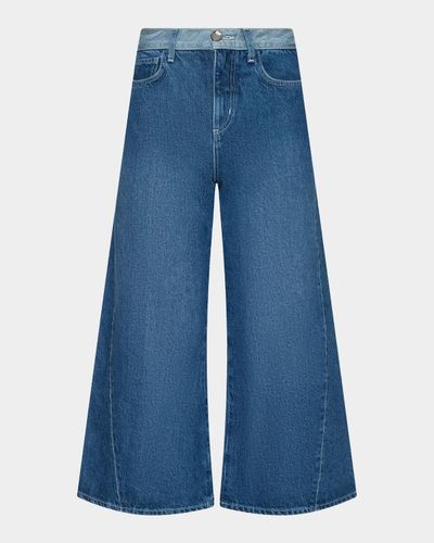 L & apos;AGENCE Bronte High-Rise Cropped Wide-Leg Jeans