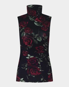 L & apos;AGENCE Ceci Sleeveless Turtleneck Top