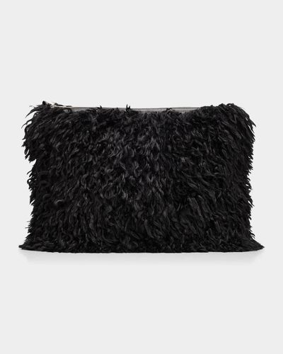 L & apos;AGENCE Faux Fur Clutch