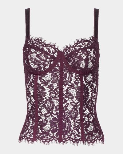L & apos;AGENCE Jenny Lace Bustier Top