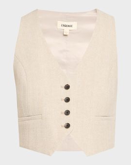 L & apos;AGENCE Jianna Short Vest